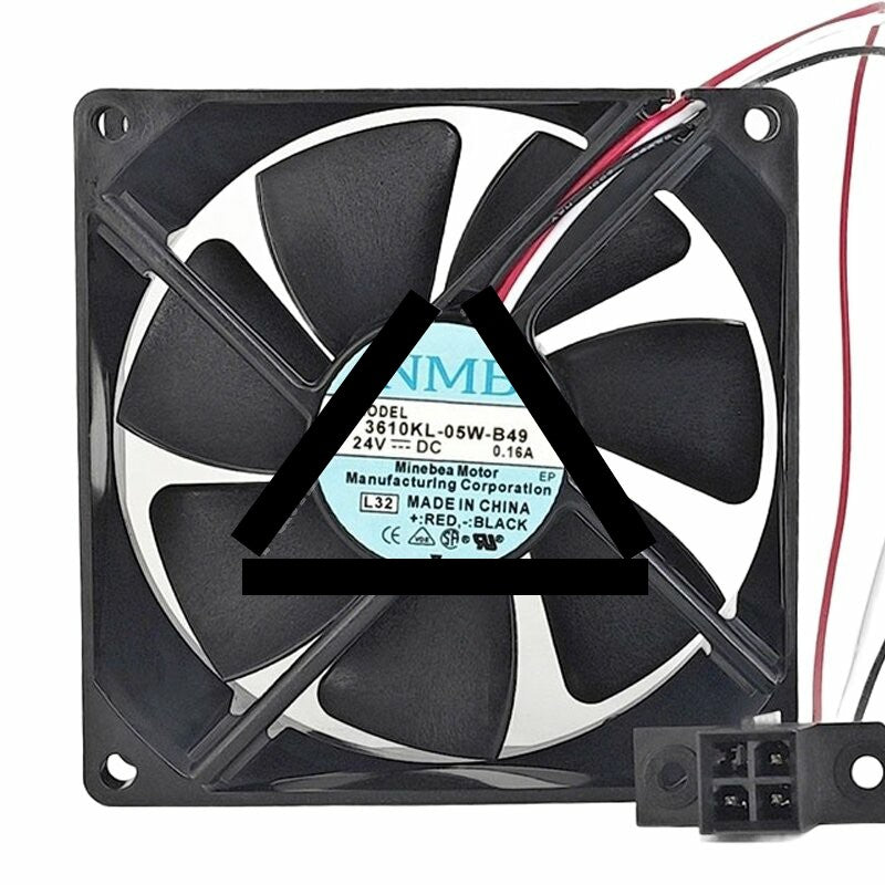 NMB 3610KL-05W-B49 DC 24V 0.16A 9025 Axial Cooling Fan