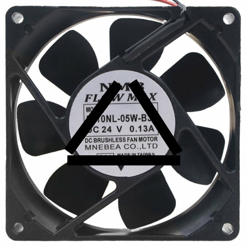 NMB 3610NL-05W-B39 DC 24V 0.13A Brushless Axial Cooling Fan