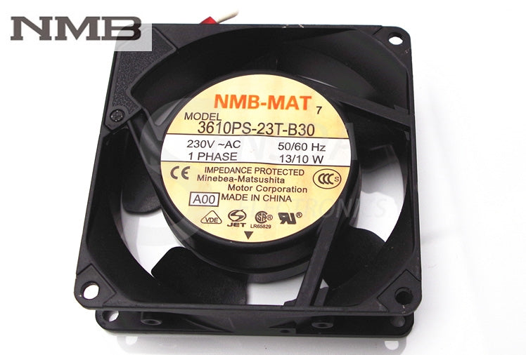 NMB 3610PS-23T-B30 9025 90mm 9cm aluminum frame fan 9CM AC fan 230V 13/10W server inverter blowers