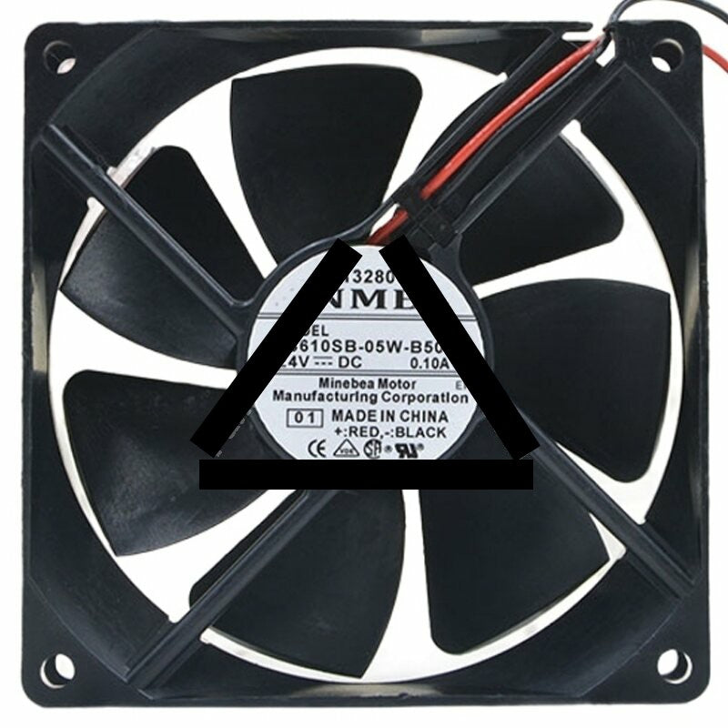 NMB 3610SB-05W-B50 DC 24V 0.10A 2 Wires Axial Cooling Fan