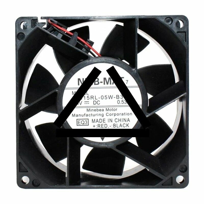 NMB 3615RL-05W-B30 DC 24V 0.53A 2 Wires Axial Cooling Fan