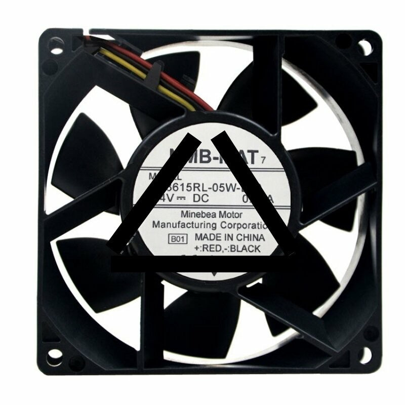 NMB 3615RL-05W-B39 DC 24V 0.53A 3 Wires Axial Cooling Fan