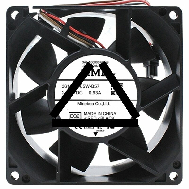 NMB 3615RL-05W-B57 DC 24V 0.93A 4 Wires Axial Cooling Fan