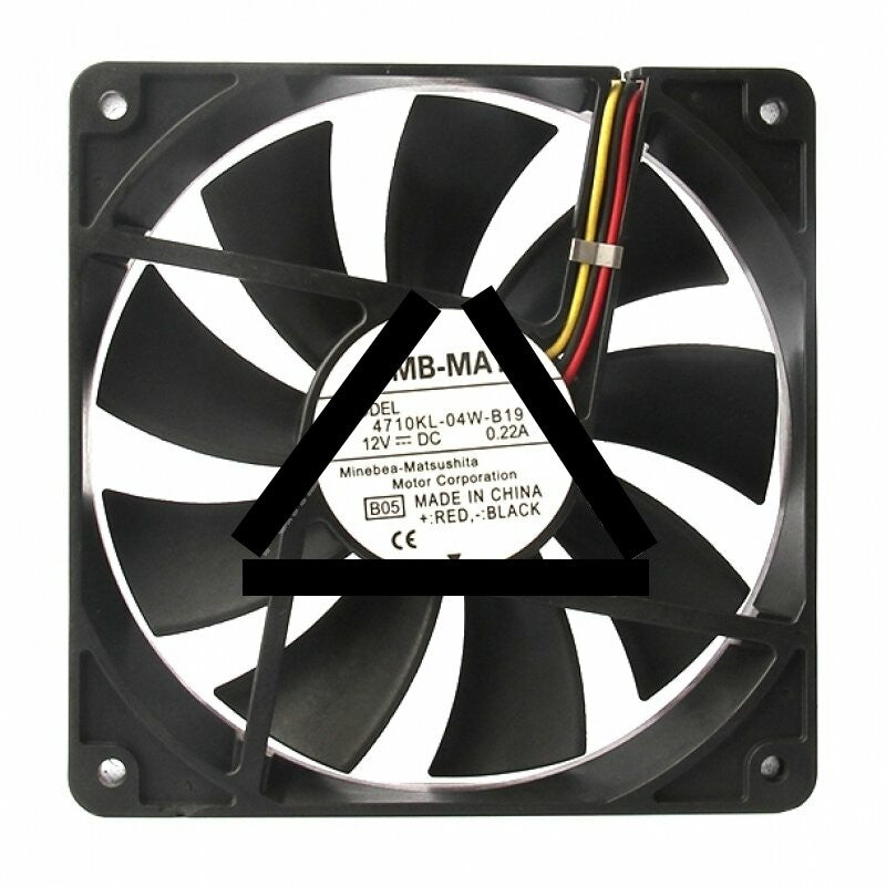 NMB 4710KL-04W-B19 DC 12V 0.22A 3 Wires Axial Cooling Fan