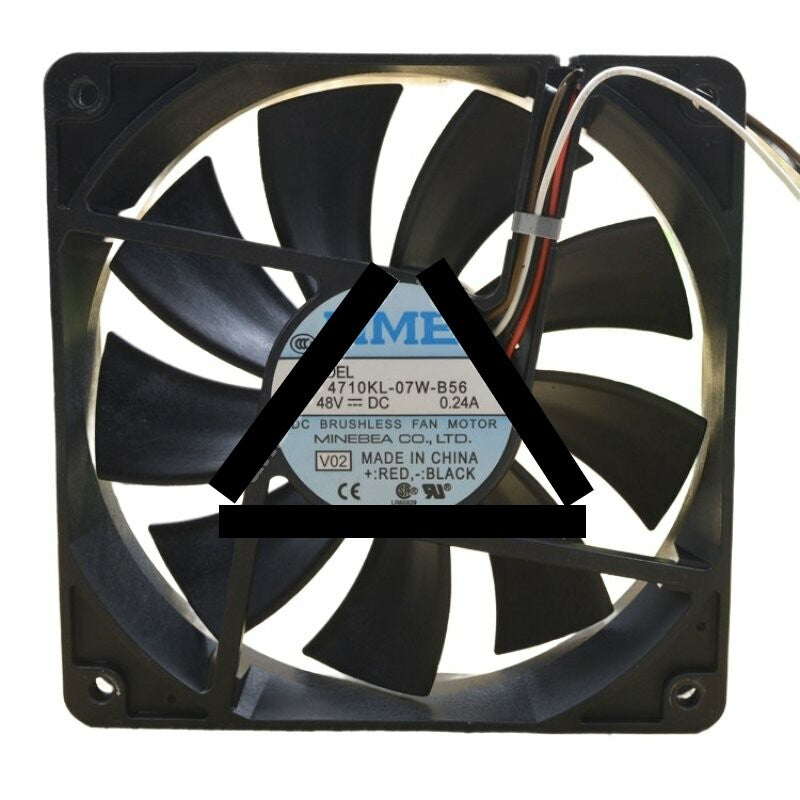 NMB 4710KL-07W-B56 DC 48V 0.24A 2 Wires / 3 Wires / 4 Wires Axial Cooling Fan