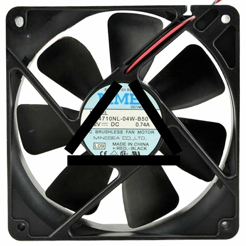 NMB 4710NL-04W-B50 12V 0.74A 2 Wires Axial Cooling Fan