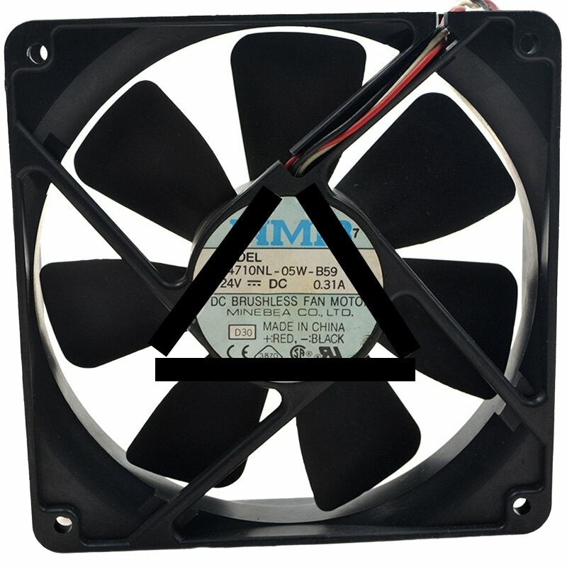 NMB 4710NL-05W-B59 DC 24V 0.31A 12025 Axial Brushless Cooling Fan