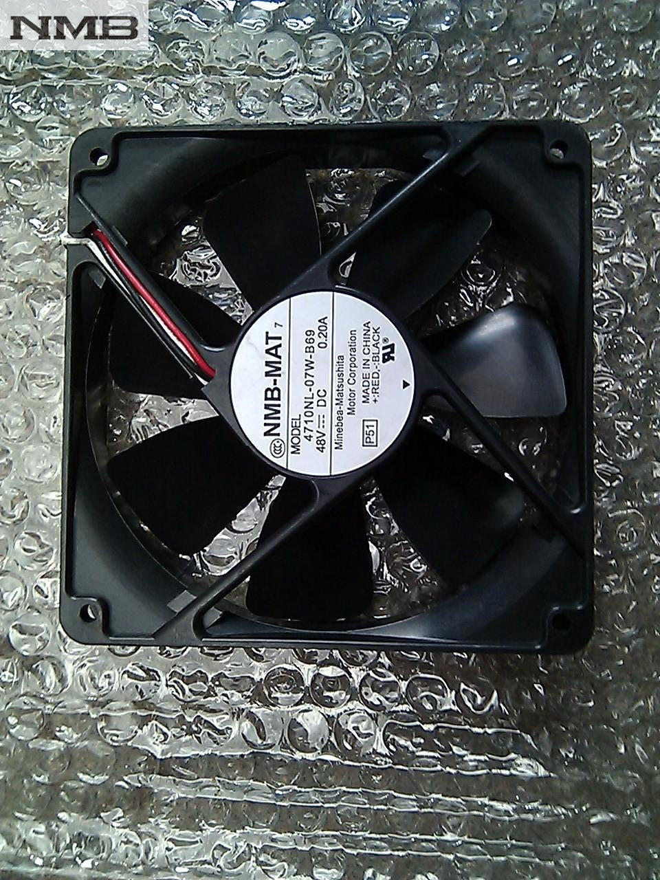 NMB 4710NL-07W-B69 12025 48V 0.2A 12cm server inverter pc case cooling fan