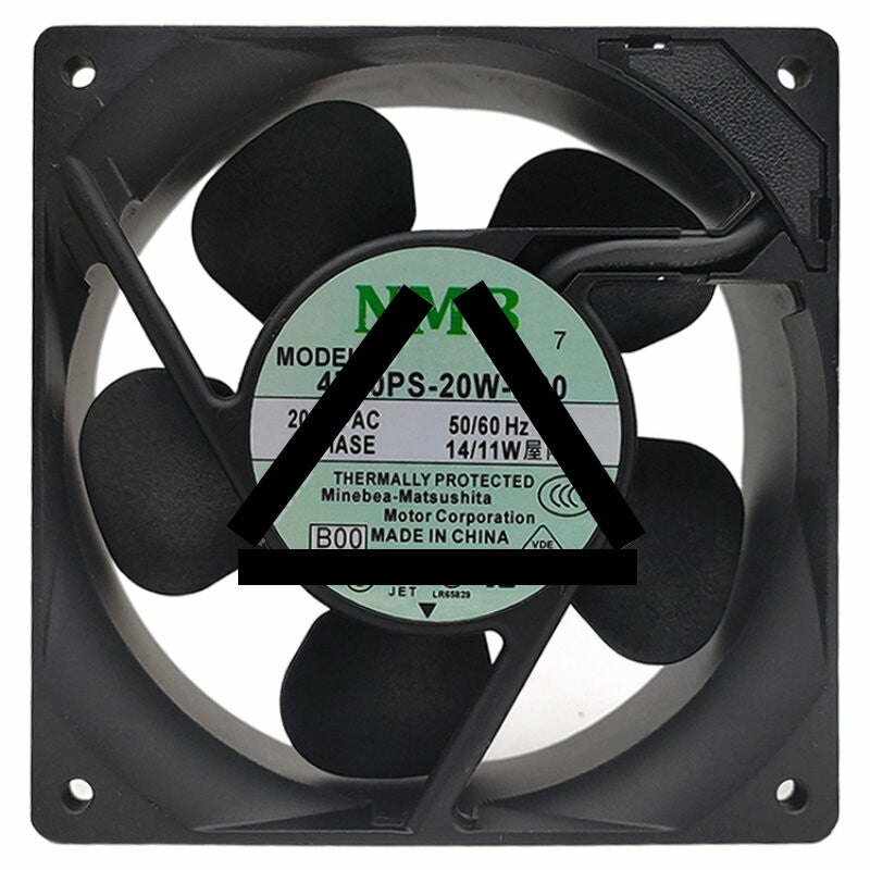 NMB 4710PS-20W-B30 AC 200V 14/11W Thermally Protected Axial Cooling Fan