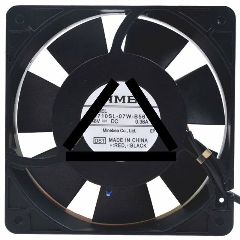 NMB 4710SL-07W-B56 DC 48V 0.36A 2 Wires / 3 Wires / 4 Wires Axial Cooling Fan