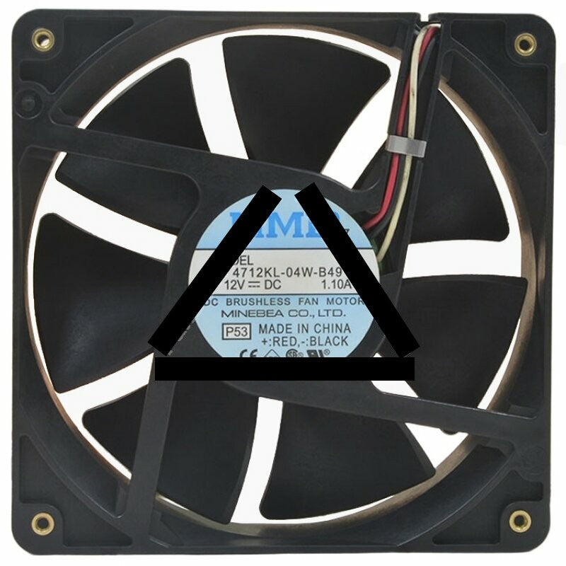 NMB 4712KL-04W-B49 DC 12V 1.10A Brushless Axial Cooling Fan