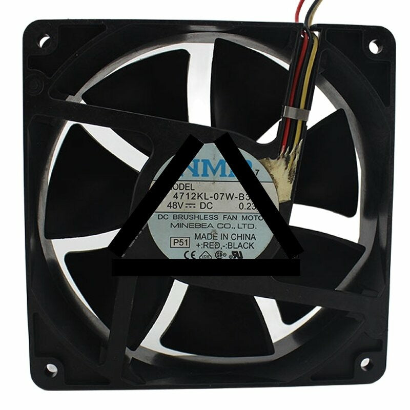 NMB 4712KL-07W-B39 DC 48V 0.23A 12032 Axial Cooling Fan