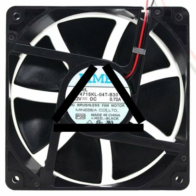 NMB 4715KL-04T-B30 12V 0.72A 2 / 3 Wires 12038 DC Brushless Axial Fan