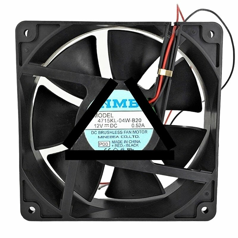 NMB 4715KL-04W-B20 DC 12V 0.52A 12038 Axial Cooling Fan
