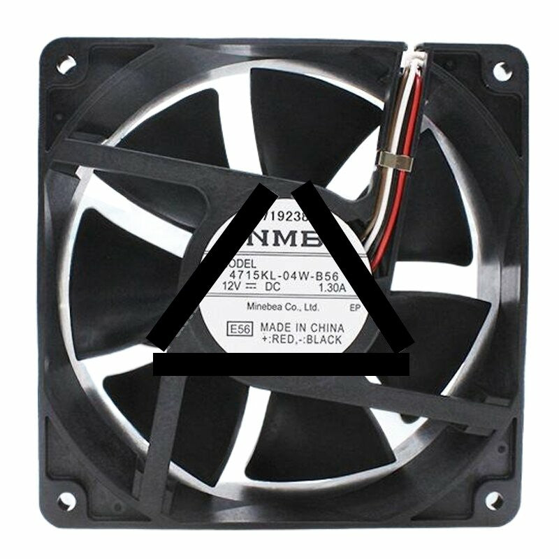 NMB 4715KL-04W-B56 DC 12V 1.30A 2 Wires / 3 Wires / 4 Wires Axial Cooling Fan