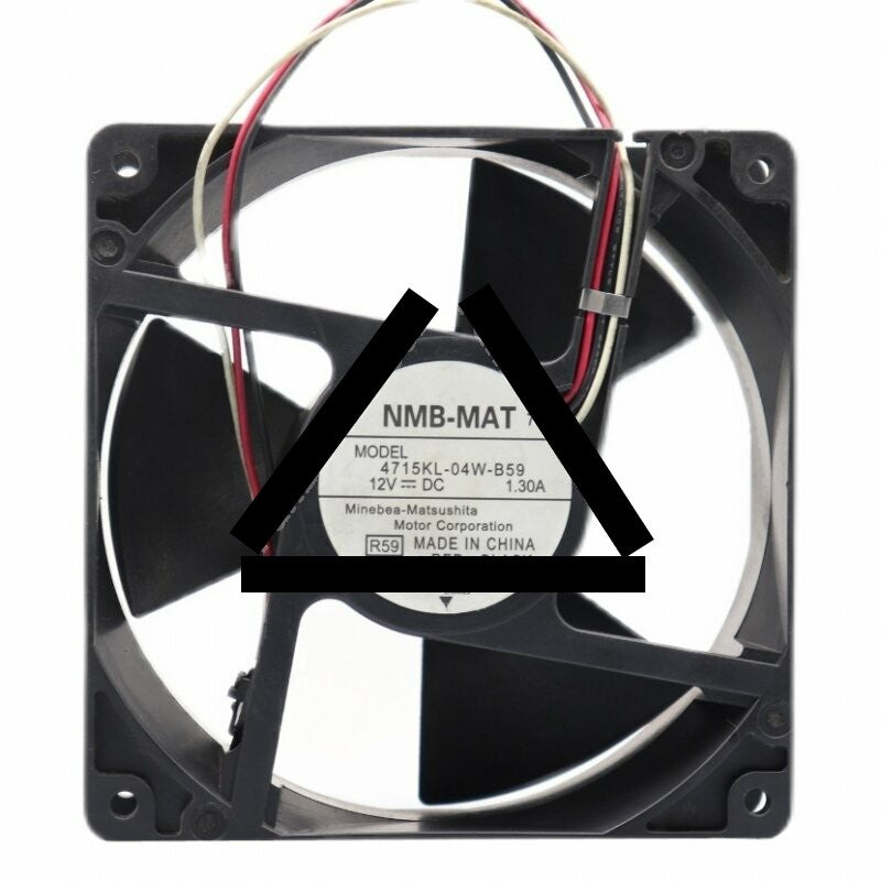 NMB 4715KL-04W-B59 DC 12V 1.30A 3 Wires Axial Cooling Fan