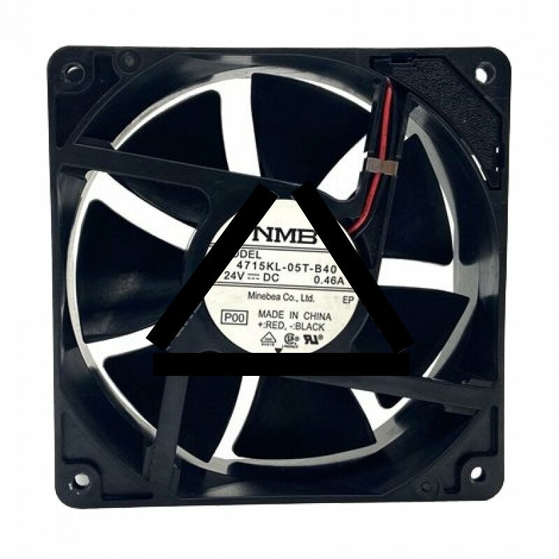 NMB 4715KL-05T-B40 DC 24V 0.46A 2 Wires Axial Cooling Fan