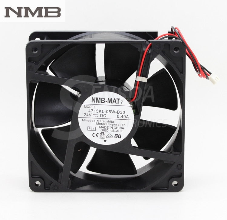 NMB 4715KL-05W-B30 12038 12cm 120mm DC 24V 0.4A 2 line server inverter axial cooling fans