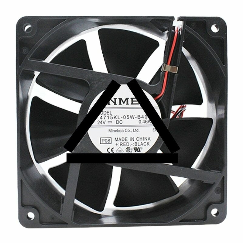 NMB 4715KL-05W-B40 DC 24V 0.46A 2 Wires Axial Cooling Fan