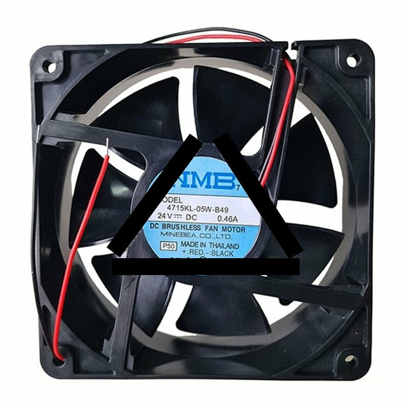 NMB 4715KL-05W-B49 DC 24V 0.46A 2 Wires / 3 Wires Axial Cooling Fan