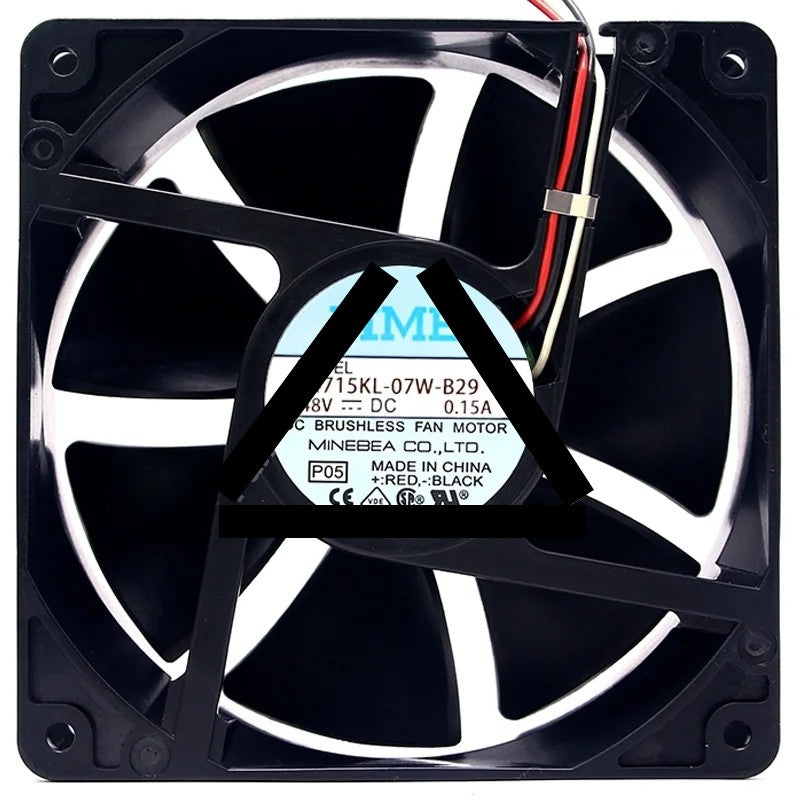 NMB 4715KL-07W-B29 48V 0.15A 3 Wires Axial Cooling Fan