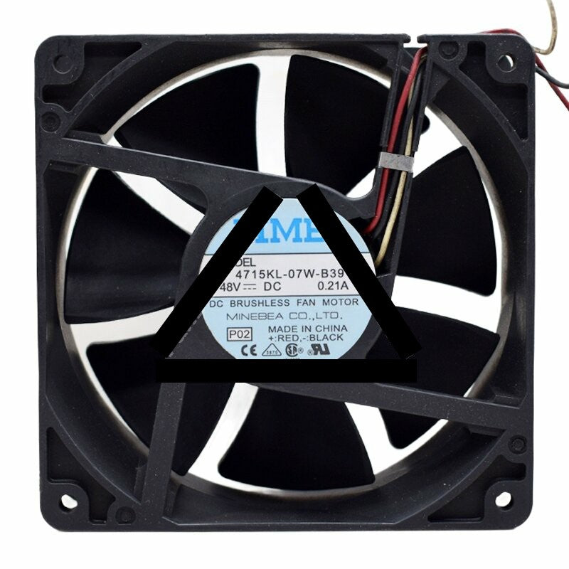 NMB 4715KL-07W-B39 DC 48V 0.21A 12038 Axial Brushless Cooling Fan