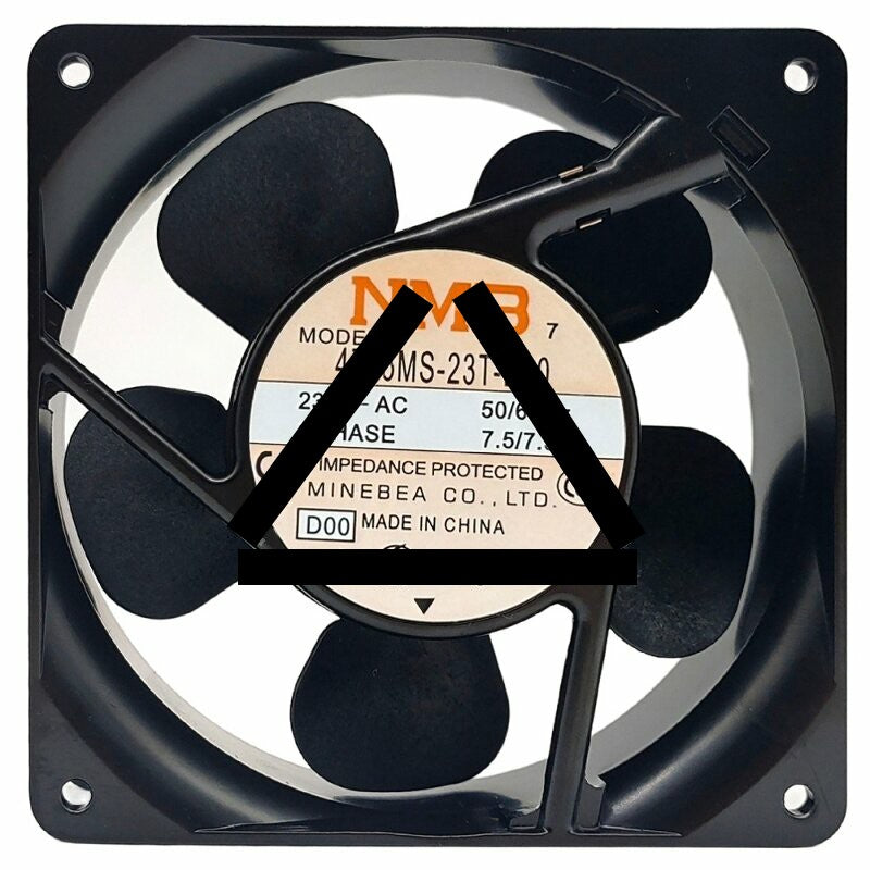 NMB 4715MS-23T-B20 230V 7.5W 2 Wires Axial Cooling Fan