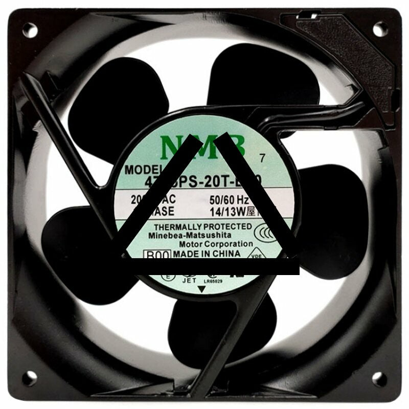 NMB 4715PS-20T-B30 AC 200V 14/13W Thermally Protected Axial Cooling Fan