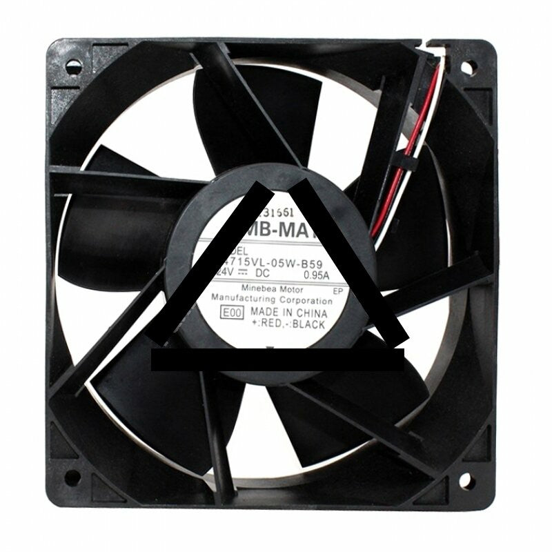 NMB 4715VL-05W-B59 DC 24V 0.95A 3 Wires Axial Cooling Fan