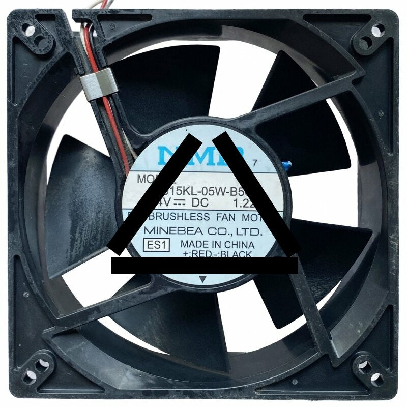 NMB 5015KL-05W-B56 DC 24V 1.22A 3 Wires Brushless Axial Cooling Fan
