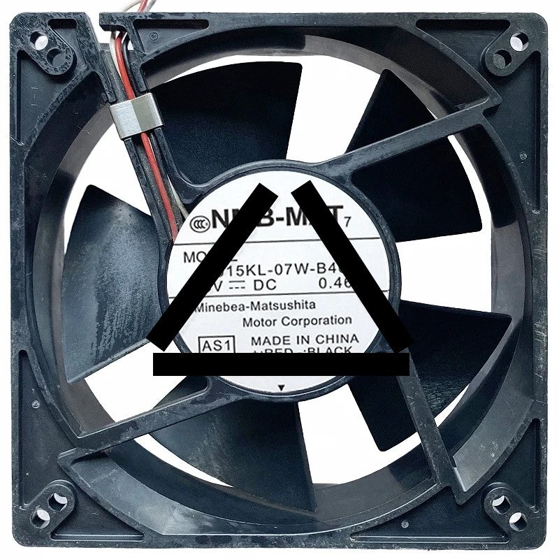 NMB 5015KL-07W-B46 DC 48V 0.46A 4 Wires PWM Axial Cooling Fan