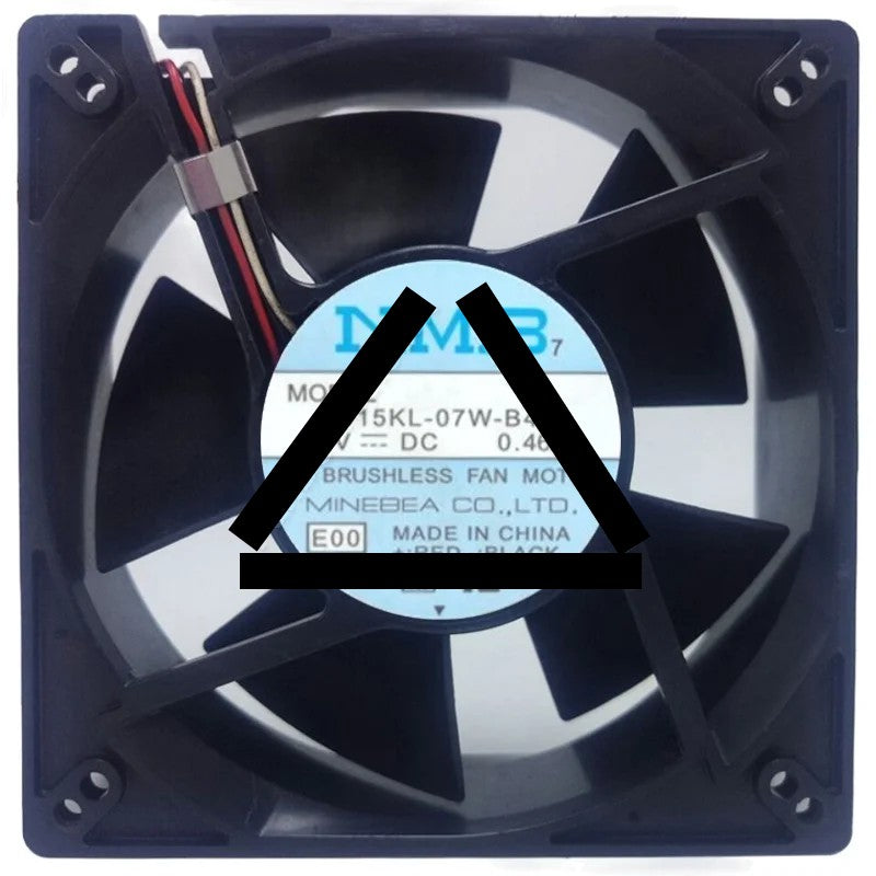 NMB 5015KL-07W-B49 48V 0.46A DC Brushless 3 Wires Axial Cooling Fan