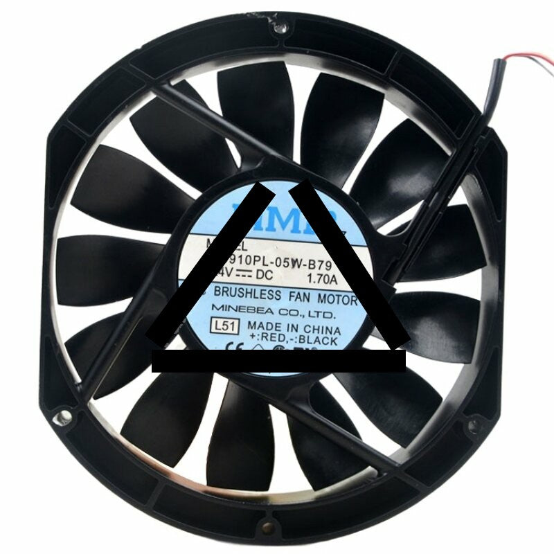 NMB 5910PL-05W-B79 DC 24V 1.70A 3 Wires Brushless Axial Cooling Fan