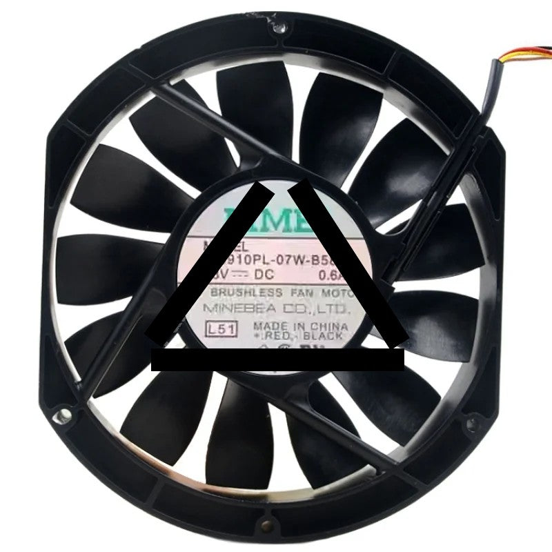 NMB 5910PL-07W-B58 48V 0.6A 4 Wires DC Brushless Axial Fan