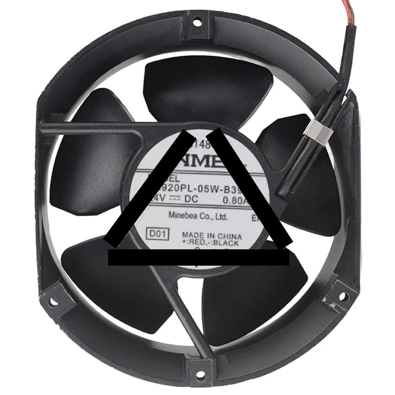 NMB 5920PL-05W-B39 DC 24V 0.80A 3 Wires Axial Cooling Fan