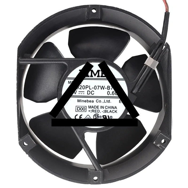 NMB 5920PL-07W-B70 DC 48V 0.60A 2 Wires Axial Cooling Fan