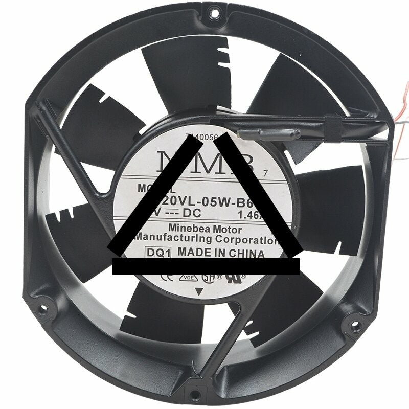 NMB 5920VL-05W-B60 DC 24V 1.46A 2 Wires Axial Cooling Fan
