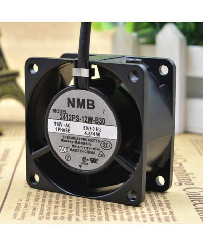 Original NMB 6CM 6028 115V 2412PS-12W-B30 server fan