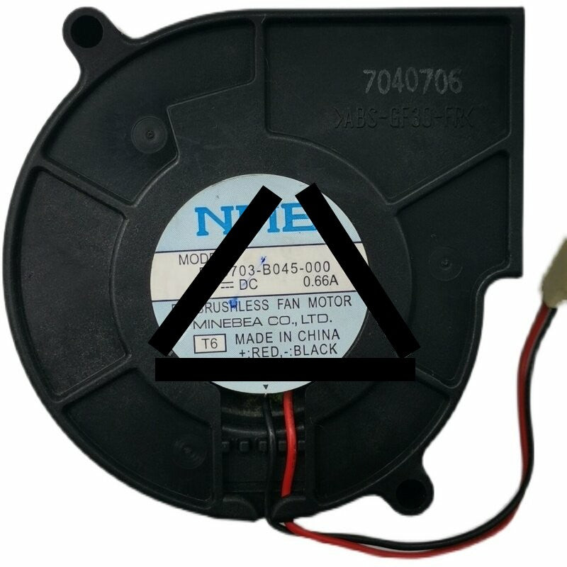 NMB BG0703-B045-000 DC 12V 0.66A 2 Wires Blower Cooling Fan
