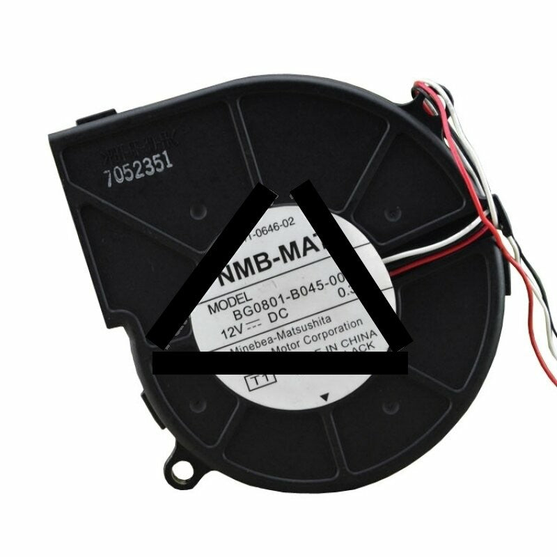 NMB BG0801-B045-00S DC 12V 0.34A 3 Wires Blower Cooling Fan