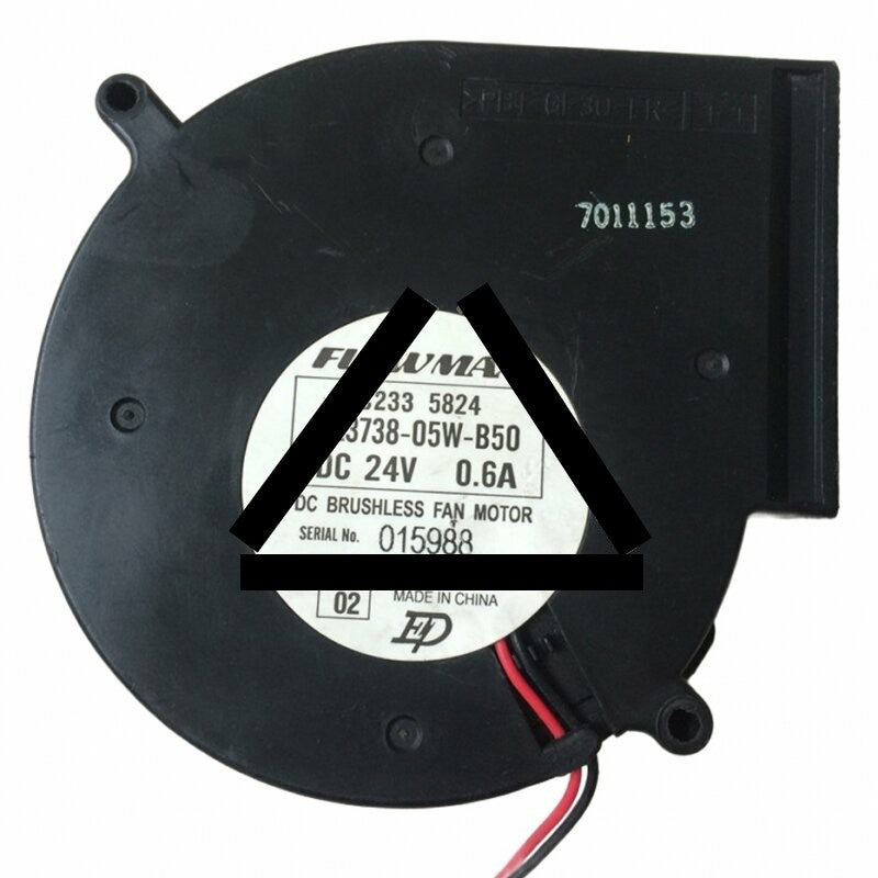 NMB BL3738-05W-B50 DC 24V 0.6A 2 Wires Brushless Blower Cooling Fan