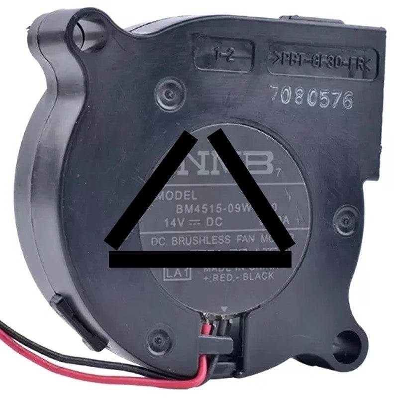 NMB BM4515-09W-B30 14V 0.10A 2 Wires DC Brushless Blower Cooling Fan