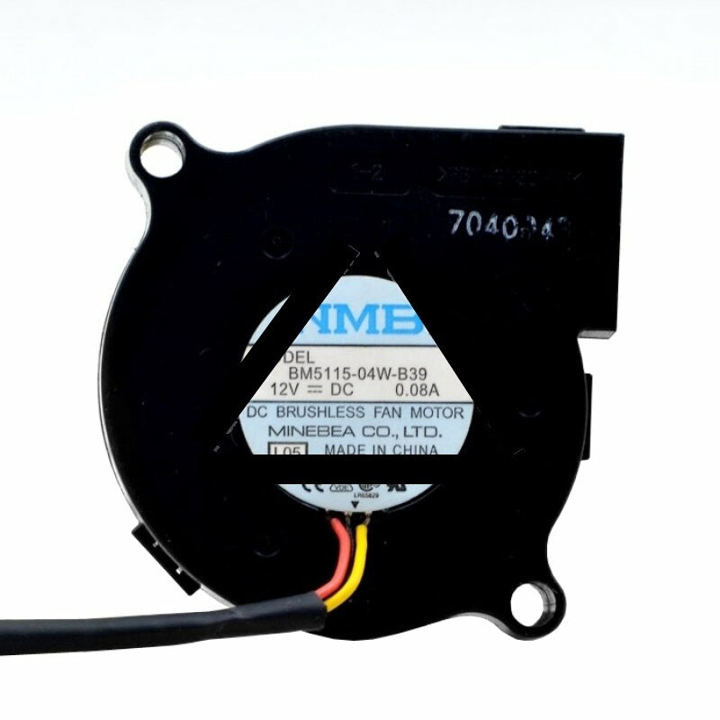 NMB BM5115-04W-B39 DC 12V 0.08A 3 Wires Blower Cooling Fan