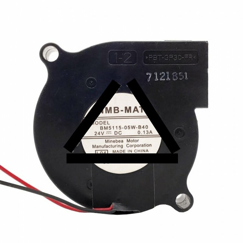 NMB BM5115-05W-B40 DC 24V 0.13A 2 Wires Blower Cooling Fan
