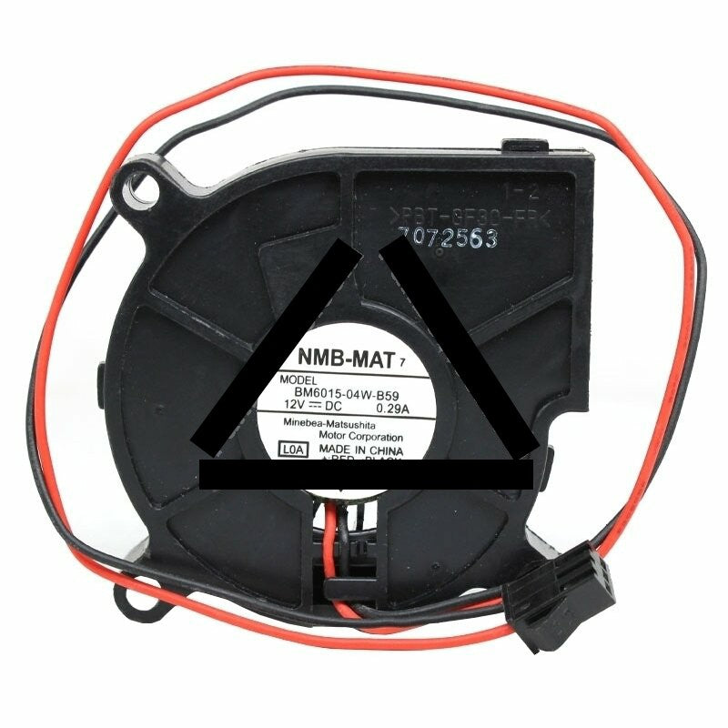 NMB BM6015-04W-B59 DC 12V 0.29A 2 Wires / 3 Wires Blower Cooling Fan