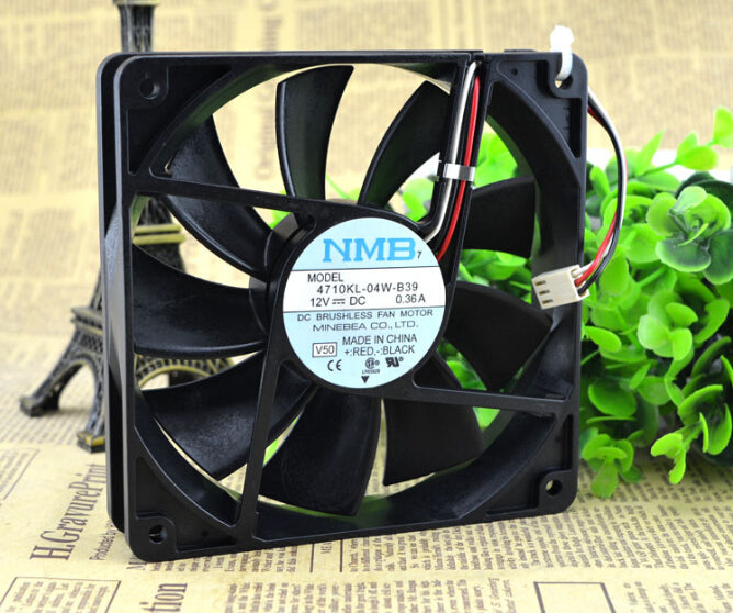 NMB-MAT 120*120*25 4710KL-04W-B39 DC12V 0.36A 12CM fan