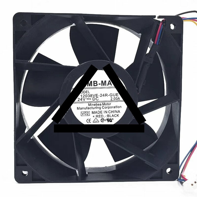 NMB-MAT 12038VE-24R-GUE DC 24V 2.00A 12038 Axial Cooling Fan