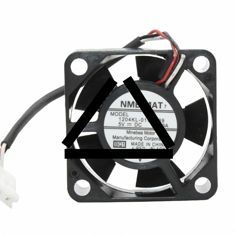 NMB-MAT 1204KL-01W-B39 DC 5V 0.13A 2 Wires / 3 Wires Axial Cooling Fan