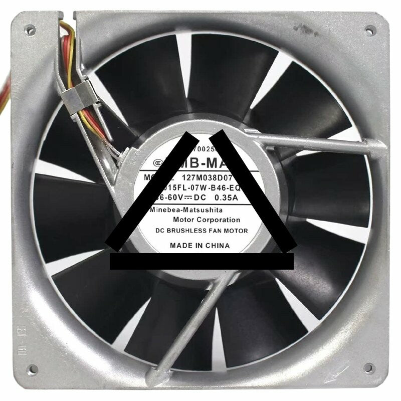 NMB-MAT 127M038D07 5015FL-07W-B46-EQ1 36-60V 0.35A Cooling Fan