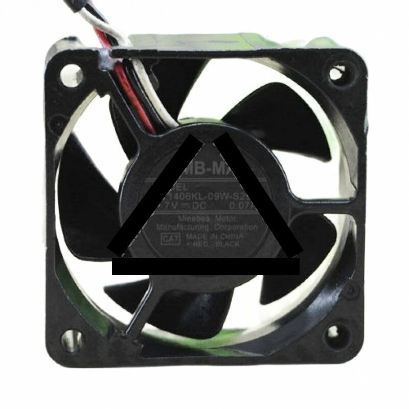 NMB-MAT 1406KL-09W-S29 DC 7V 0.07A 3 Wires Axial Cooling Fan